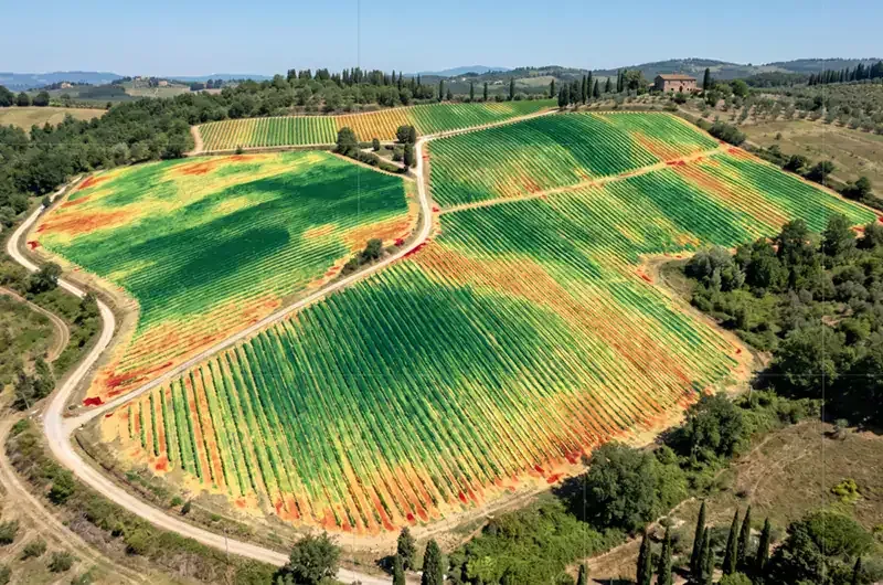 Indici di vegetazione NDVI, NDRE, GNDVI: guida tecnica completa